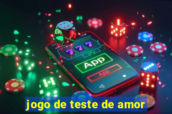 jogo de teste de amor